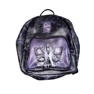 NEW Tim Burton CORPSE BRIDE Mini Backpack PURPLE Bag SCRAPS Victor‎ EMILY Purse